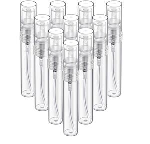 90count* 5ml Spray Refillable Travel Sample Bottles Empty NIB